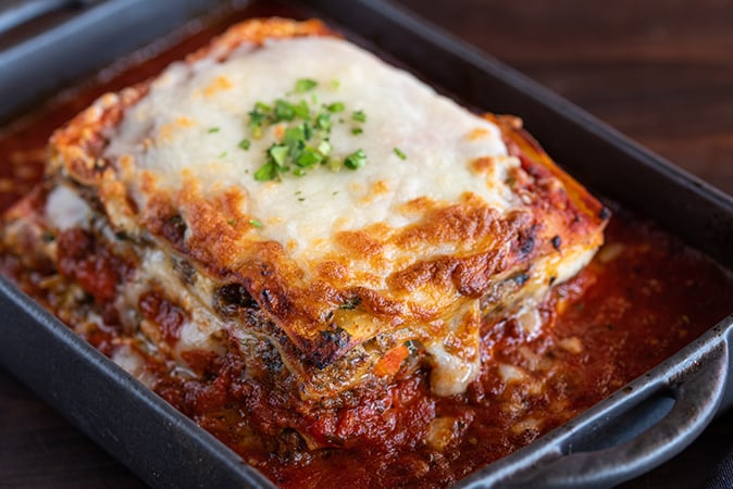 Order Russo Lasagna food online from Russo's Pizza store, Galveston on bringmethat.com