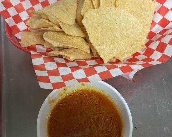Order Chips and Salsa Bag food online from El Rinconcito store, Round Rock on bringmethat.com
