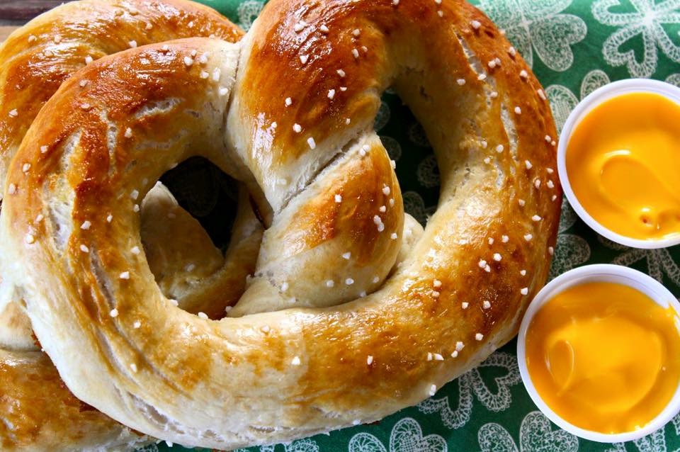 Order #2 Two Jumbo Pretzels and Two Dips Meal food online from Bens Soft Pretzels store, Portage on bringmethat.com