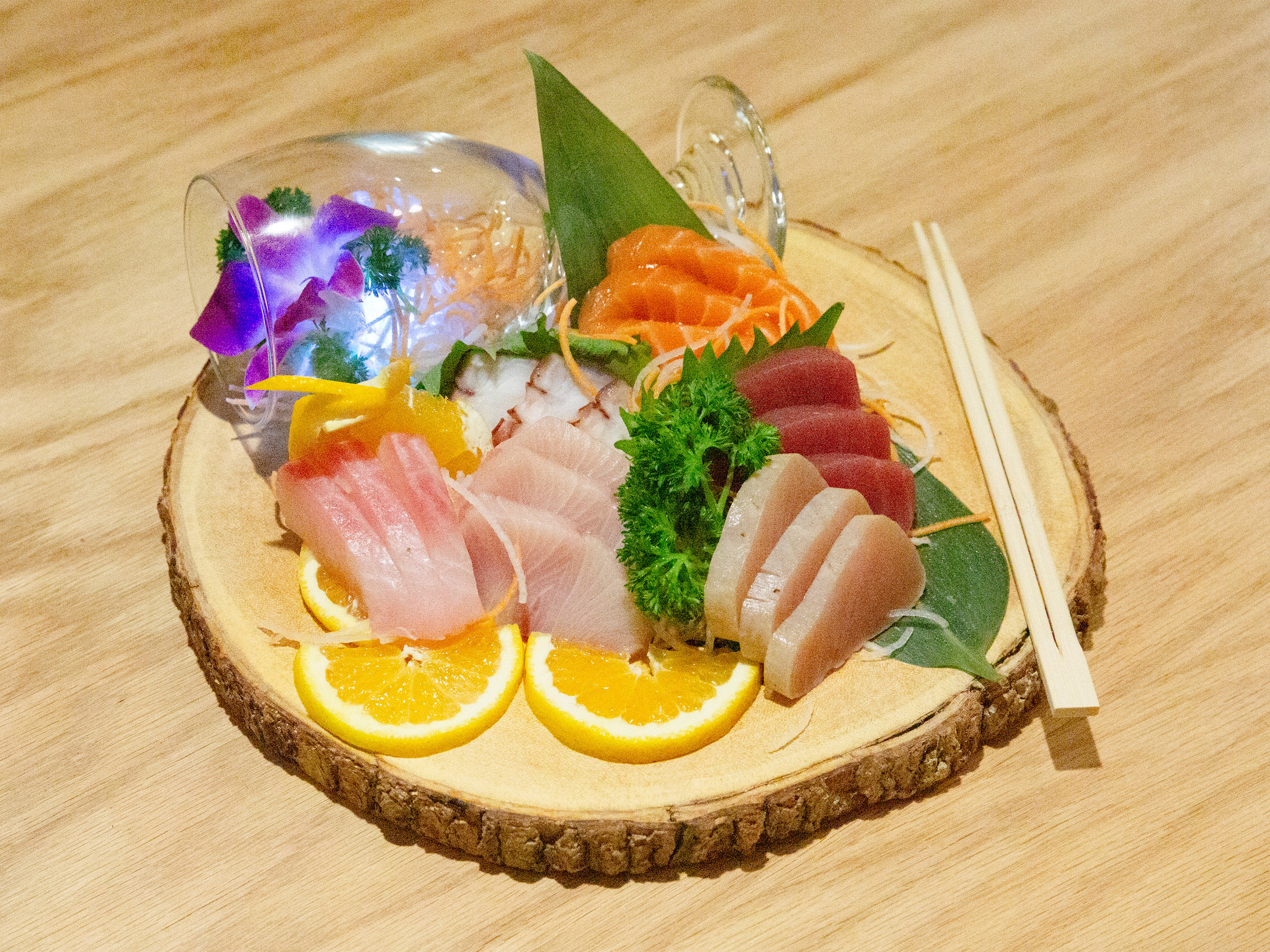 Order B5. Sashimi Deluxe food online from Eeny Meeny Sushi Roll store, Denver on bringmethat.com