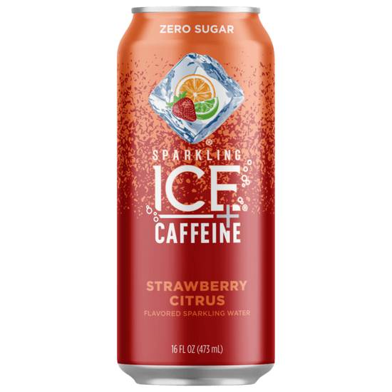 Order Sparkling Ice Strawberry Citrus Can 16oz food online from Casey store, Millstadt on bringmethat.com