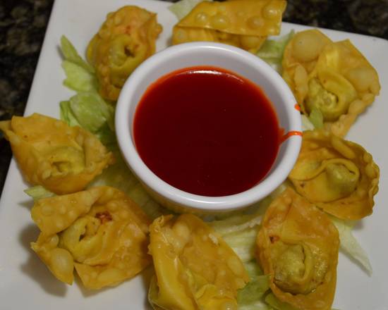 Order Fried Wonton (8 piece) food online from Golden Crown Chinese Restaurant store, Amherst on bringmethat.com