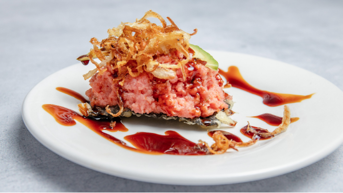 Order Spicy Tuna Typhoon food online from Sushi House store, Los Angeles on bringmethat.com