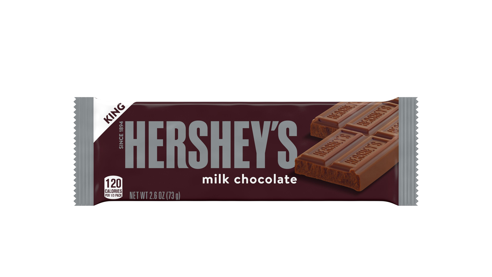 Order Hershey's Chocolate King Size 2.6oz food online from Extramile store, San Bernardino on bringmethat.com