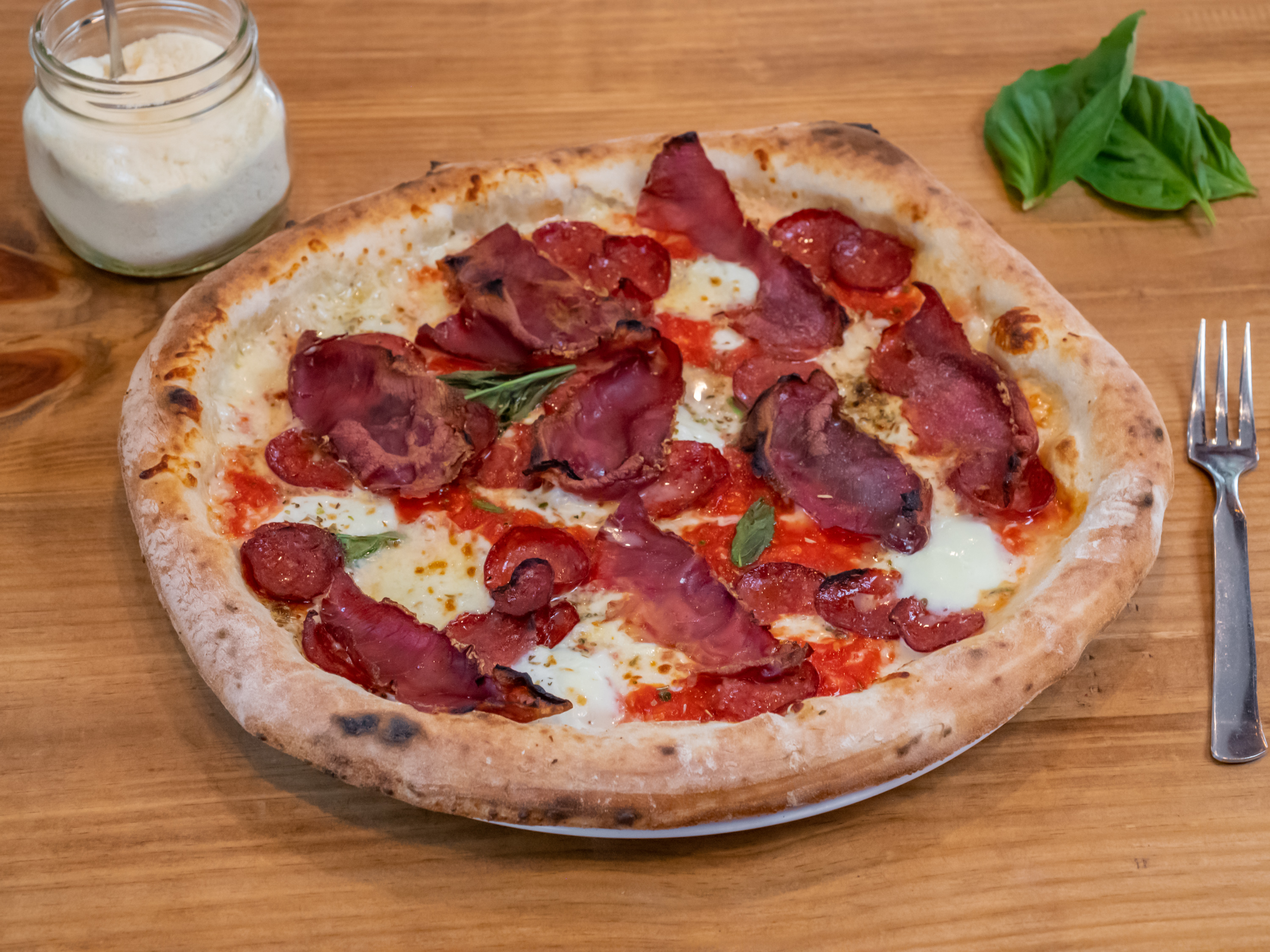Order Bresaola Pizza food online from Positano Pizza store, Peachtree City on bringmethat.com