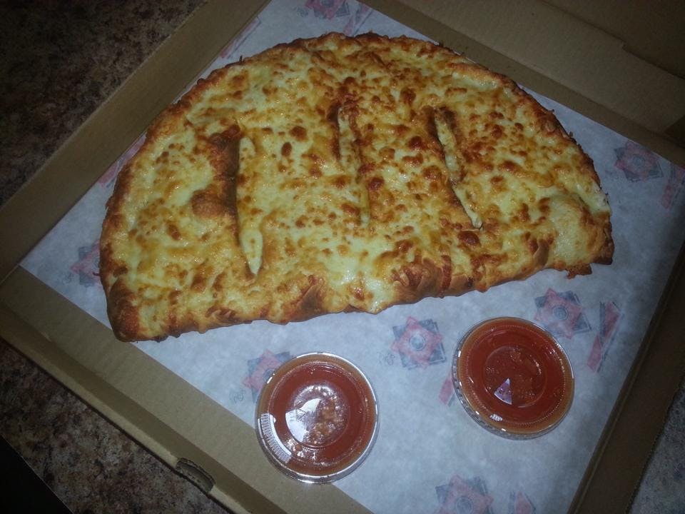Order Cheese Calzone - Personal 7" food online from Boston Pizza & Seafood store, Fall River on bringmethat.com