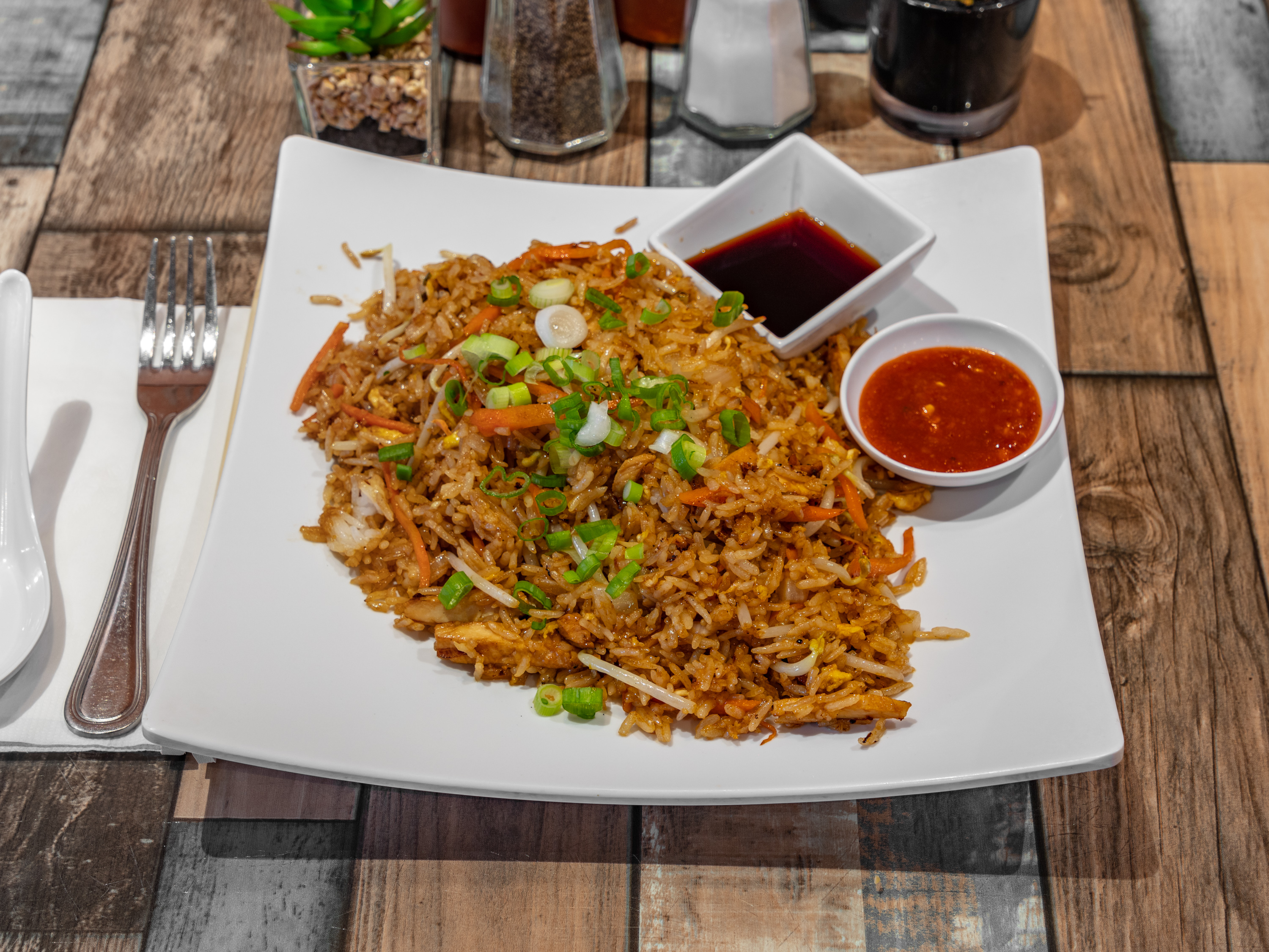 Order Chicken Fried Rice  food online from Miss Saigon Cafe store, Hurst on bringmethat.com