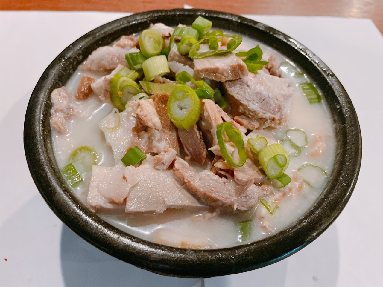 Order Assorted Pork Soup (돼지국밥) food online from Moo Bong Ri Korean Restaurant store, Oakland on bringmethat.com