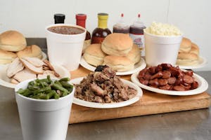 Order #3 Family Pack (Feeds 12) food online from Hog Wild Pit Bar-B-Q store, Derby on bringmethat.com
