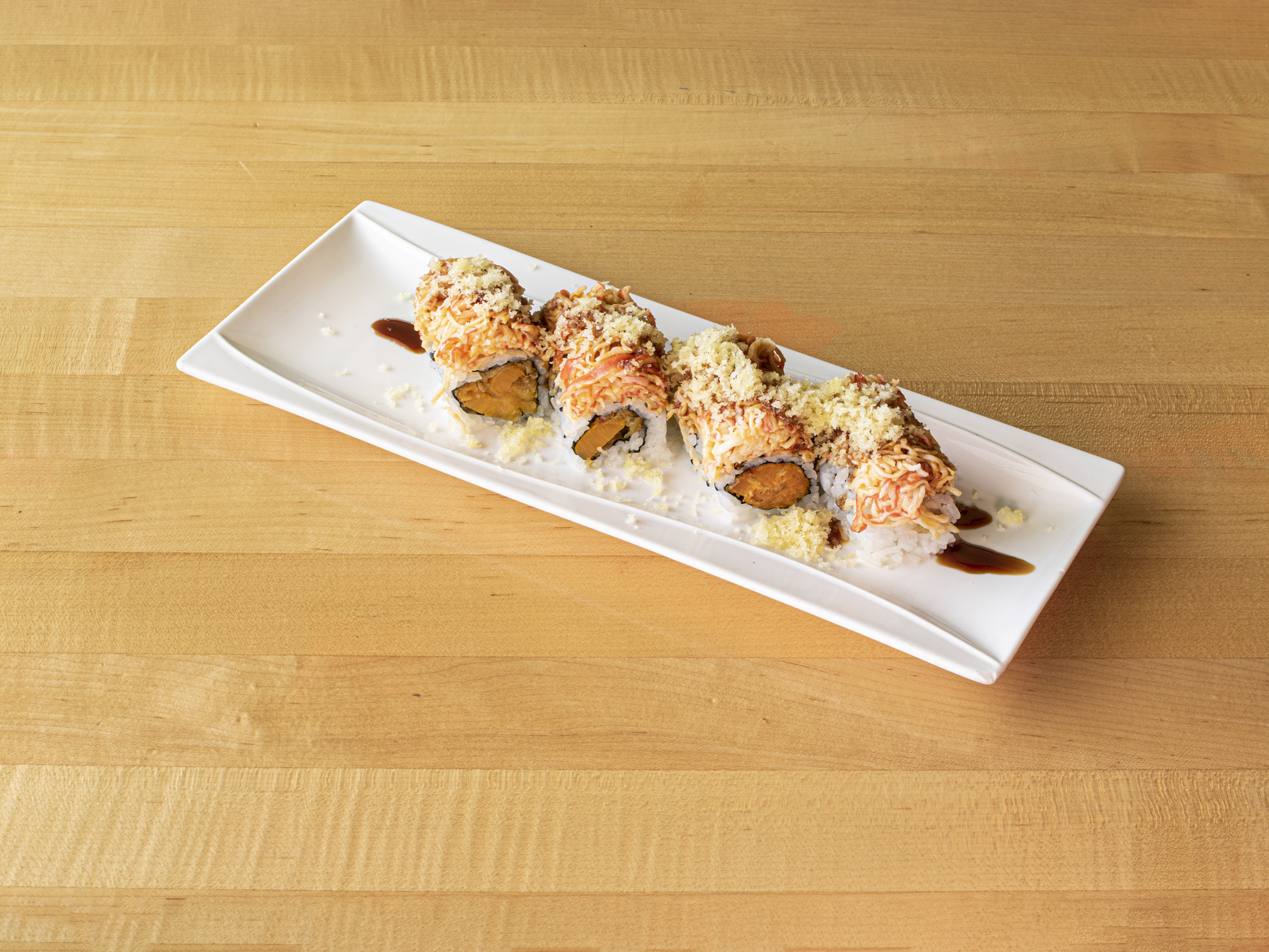 Order 9. Super Potato Roll food online from Happy Sushi store, Lexington on bringmethat.com