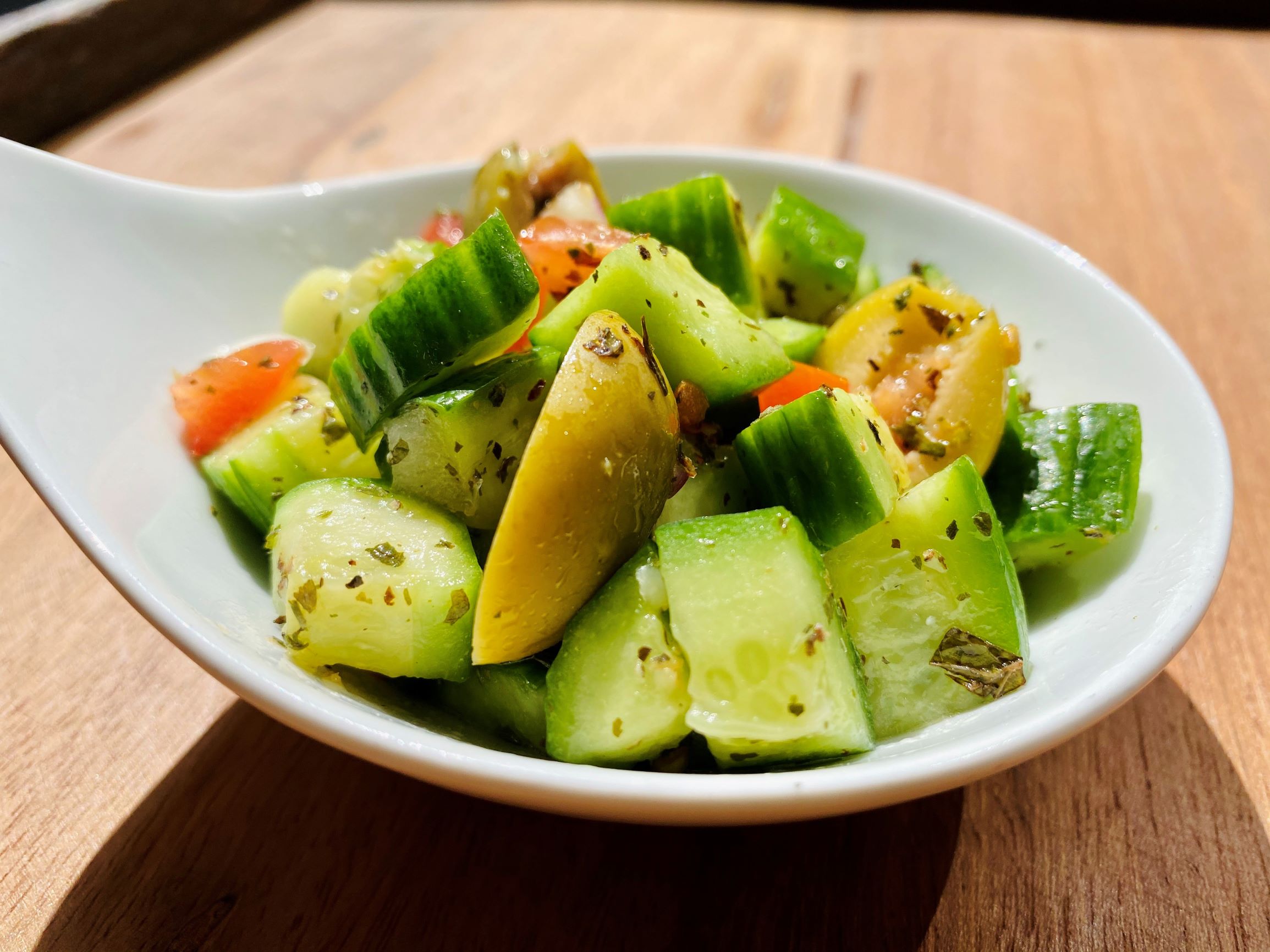 Order Cucumber Salad food online from Arpi Phoenicia Deli store, Houston on bringmethat.com