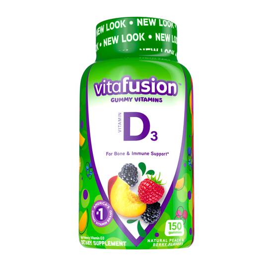 Order Vitafusion Vitamin D3 Gummies for Adults 2000 IU Assorted Flavors (150 ct) food online from Rite Aid store, Palm Desert on bringmethat.com
