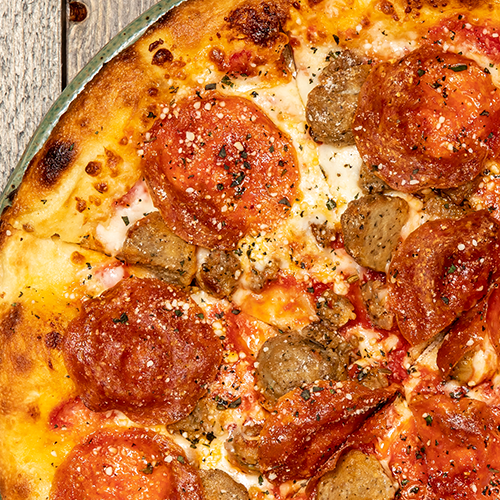 Order 3 Meats Pizza food online from Spin! Neapolitan Pizza store, Overland Park on bringmethat.com