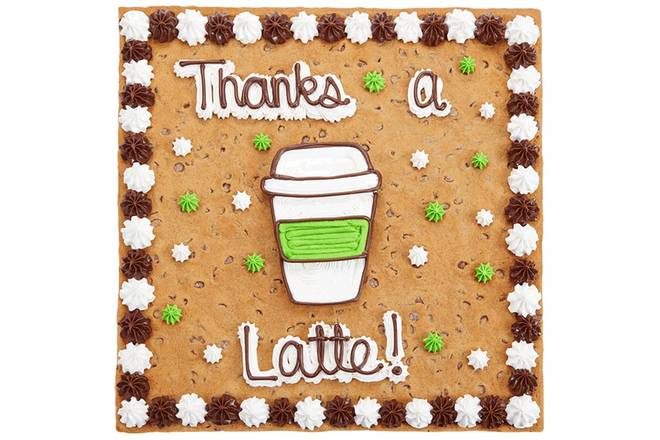 Order Thanks A Latte - O4040 food online from Great American Cookies store, Dallas County on bringmethat.com