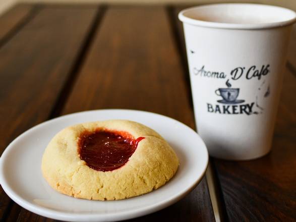 Order Raspberry Cookie food online from Aroma D'cafe store, Oradell on bringmethat.com