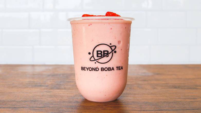 Order Strawberry Banana Smoothie food online from Beyond Boba Tea store, Wahiawa on bringmethat.com