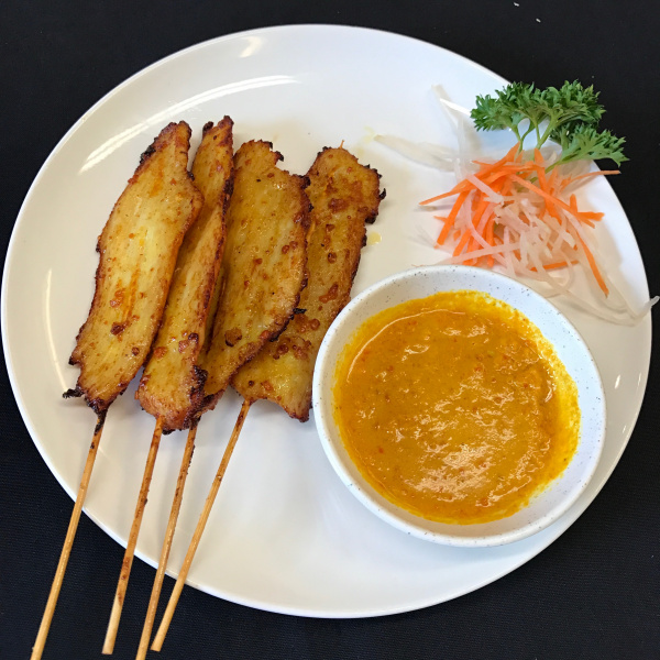 Order 12. Chicken Satay food online from Sakura Asian Fusion store, Kissimmee on bringmethat.com