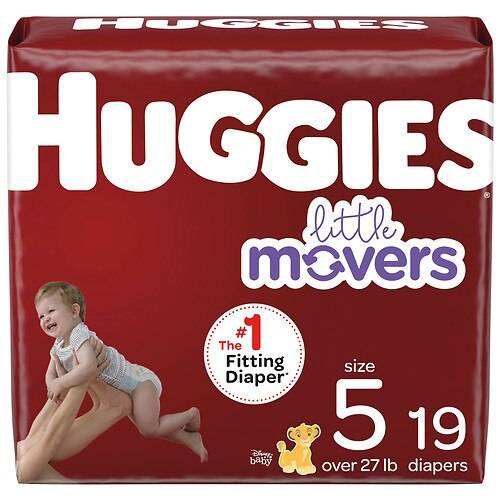 Order Huggies Little Movers Baby Diapers Size 5 - 19.0 ea food online from Walgreens store, Greensboro on bringmethat.com