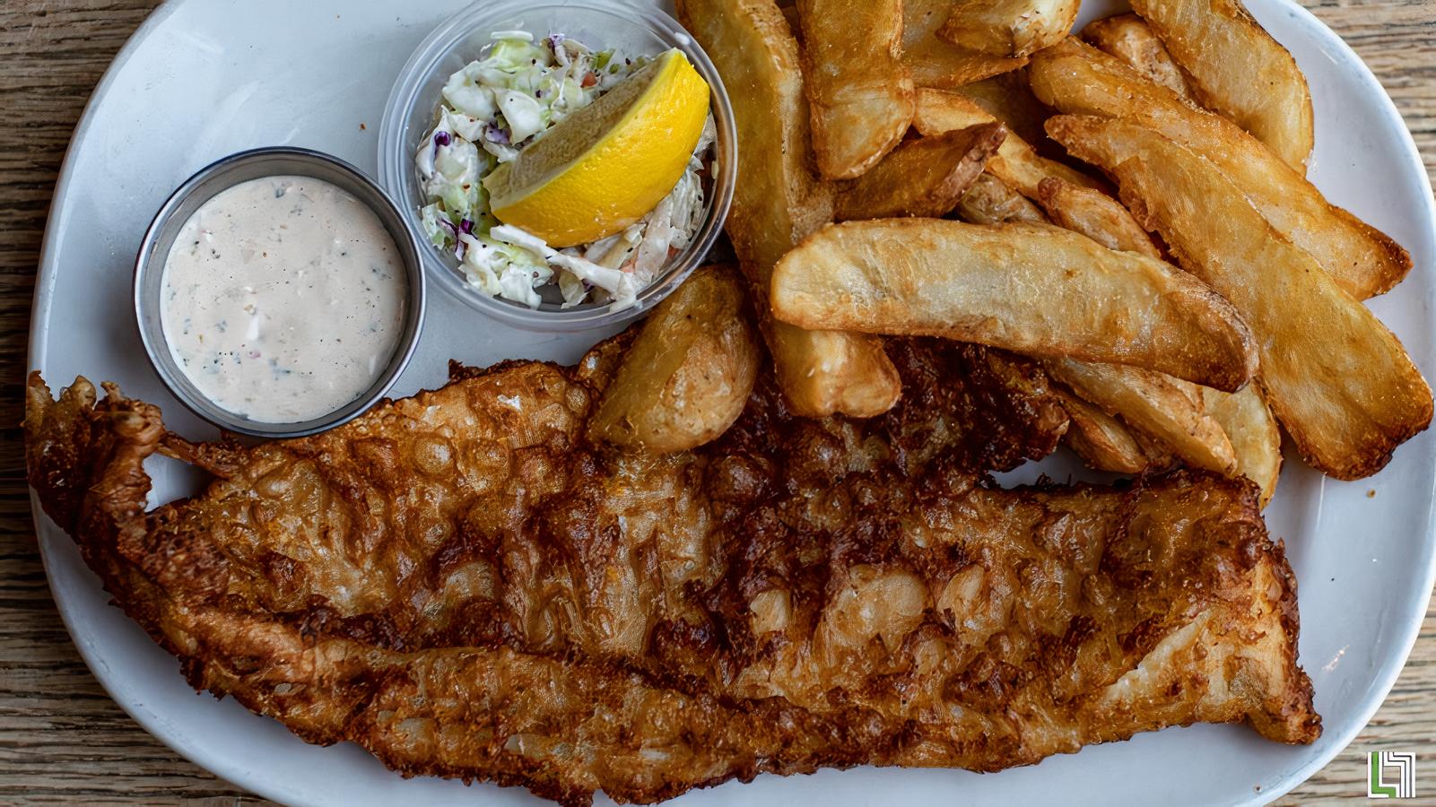 Order Fish & Chips food online from The Dingle House Irish Pub store, West Chester on bringmethat.com