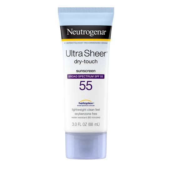 Order Neutrogena Ultra Sheer Dry-Touch SPF 55 Sunscreen Lotion, 3 OZ food online from CVS store, MANKATO on bringmethat.com
