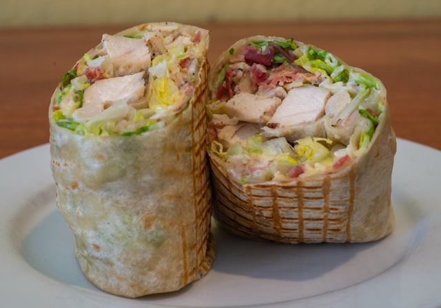 Order Chicken Bacon Caesar Wrap food online from Flying Pig store, San Francisco on bringmethat.com