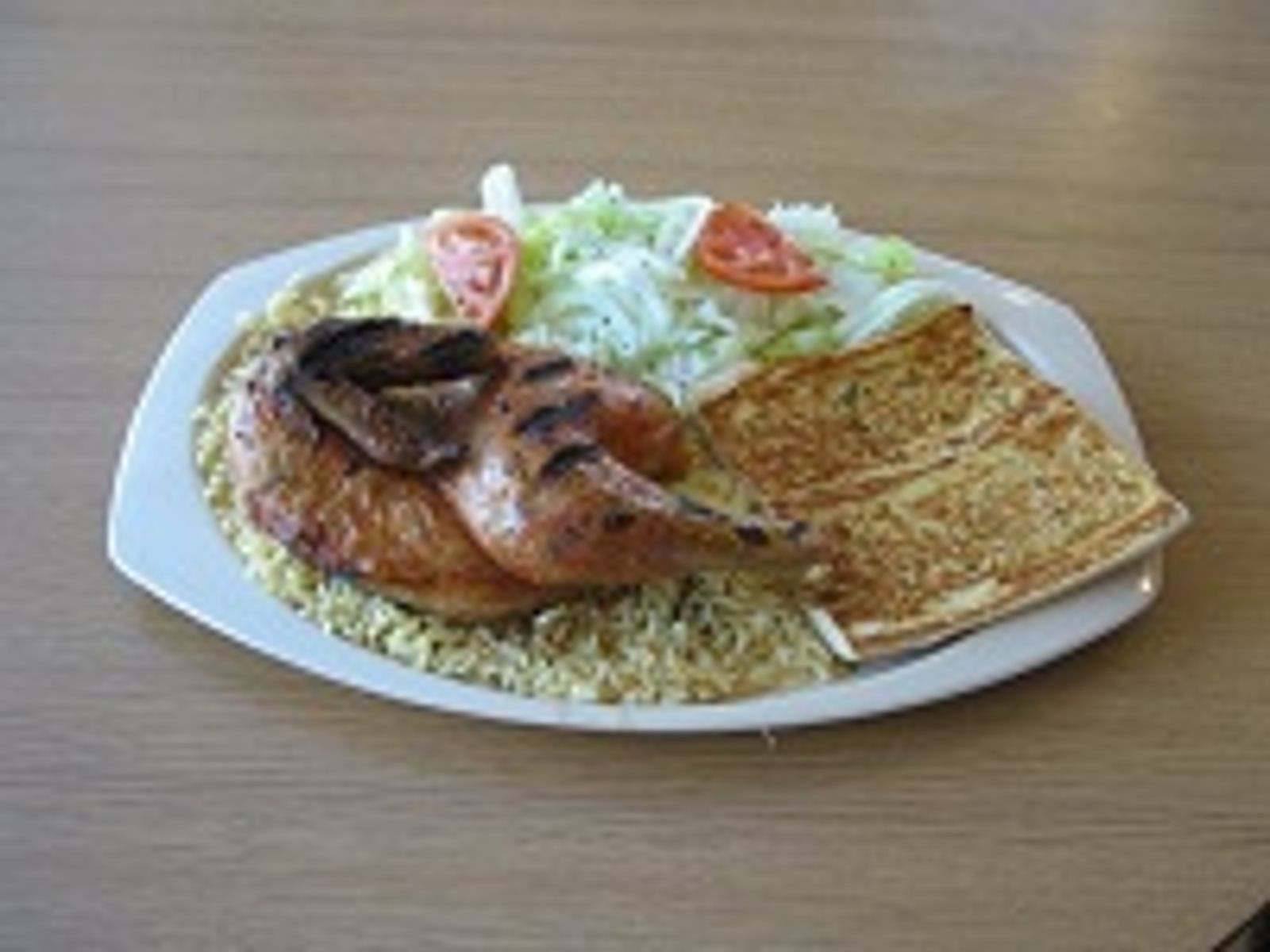 Order Half Greek Chicken Plate food online from Squabs Gyros store, Melrose Park on bringmethat.com