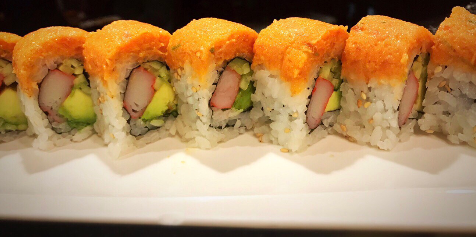 Order R38. Red Dragon Roll food online from Sushi Bang Bang store, Austin on bringmethat.com