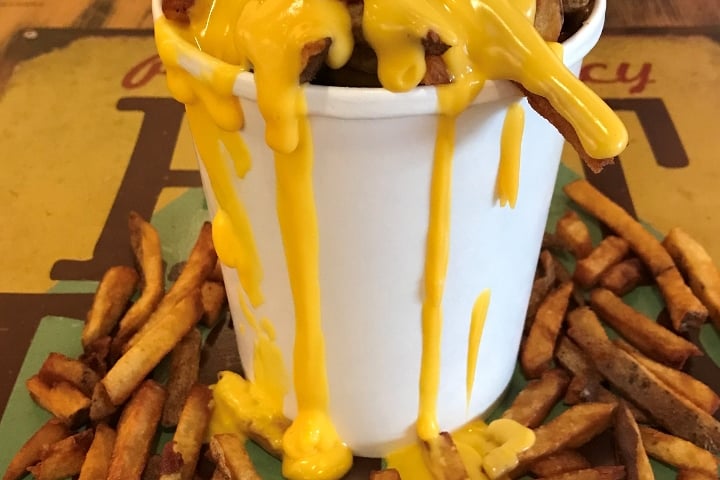 Order Bucket "O" Fries with Cheese food online from Devil Dawgs store, Chicago on bringmethat.com