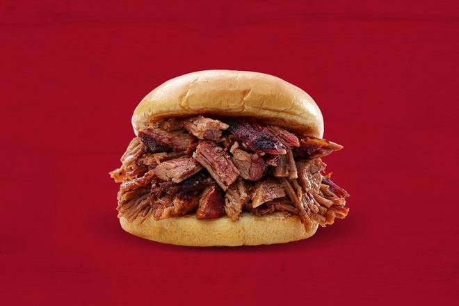 Order Beef Brisket Sandwich food online from Sonny's BBQ store, Concord on bringmethat.com