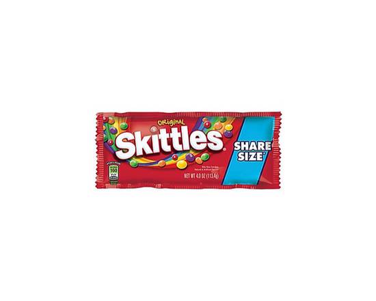 Order Skittles Original Share Size 4 oz food online from Rebel store, Las Vegas on bringmethat.com