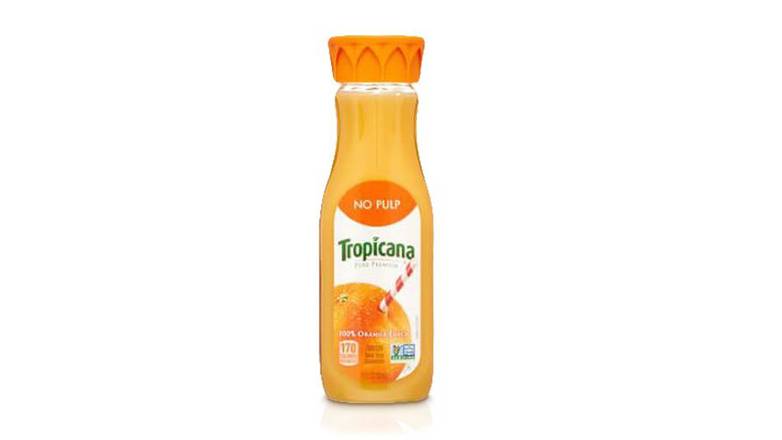 Order Tropicana No Pulp Orange Juice food online from Route 7 Food Mart store, Norwalk on bringmethat.com