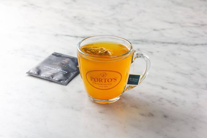 Order Hot Tea - Turmeric Ginger food online from Porto's Bakery & Cafe store, Downey on bringmethat.com
