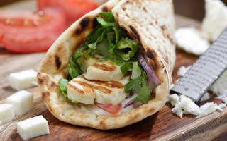 Order Halloumi Sandwich  food online from BZ Grill store, Queens on bringmethat.com