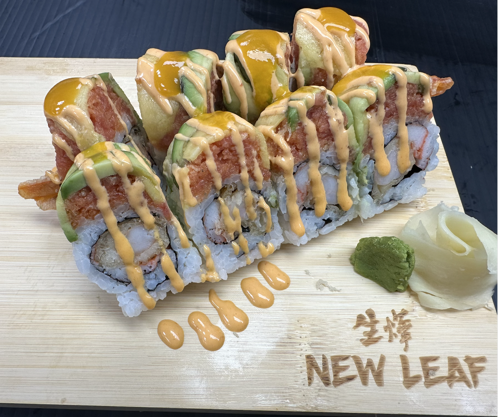 Order New Leaf Roll food online from New Leaf Chinese & Japanese Cuisine store, Philadelphia on bringmethat.com