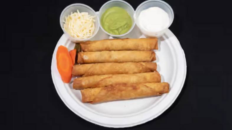 Order Chicken Flautas food online from Lourdes Mexican Food store, Escondido on bringmethat.com