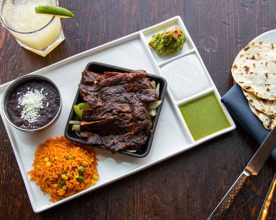 Order Steak Fajitas food online from La Sandia Mexican Kitchen & Tequila Bar store, Denver on bringmethat.com