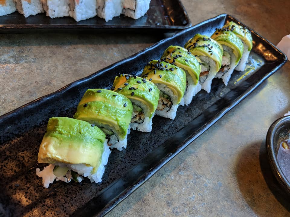 Order Caterpillar Roll food online from Sushi Lounge store, Poway on bringmethat.com
