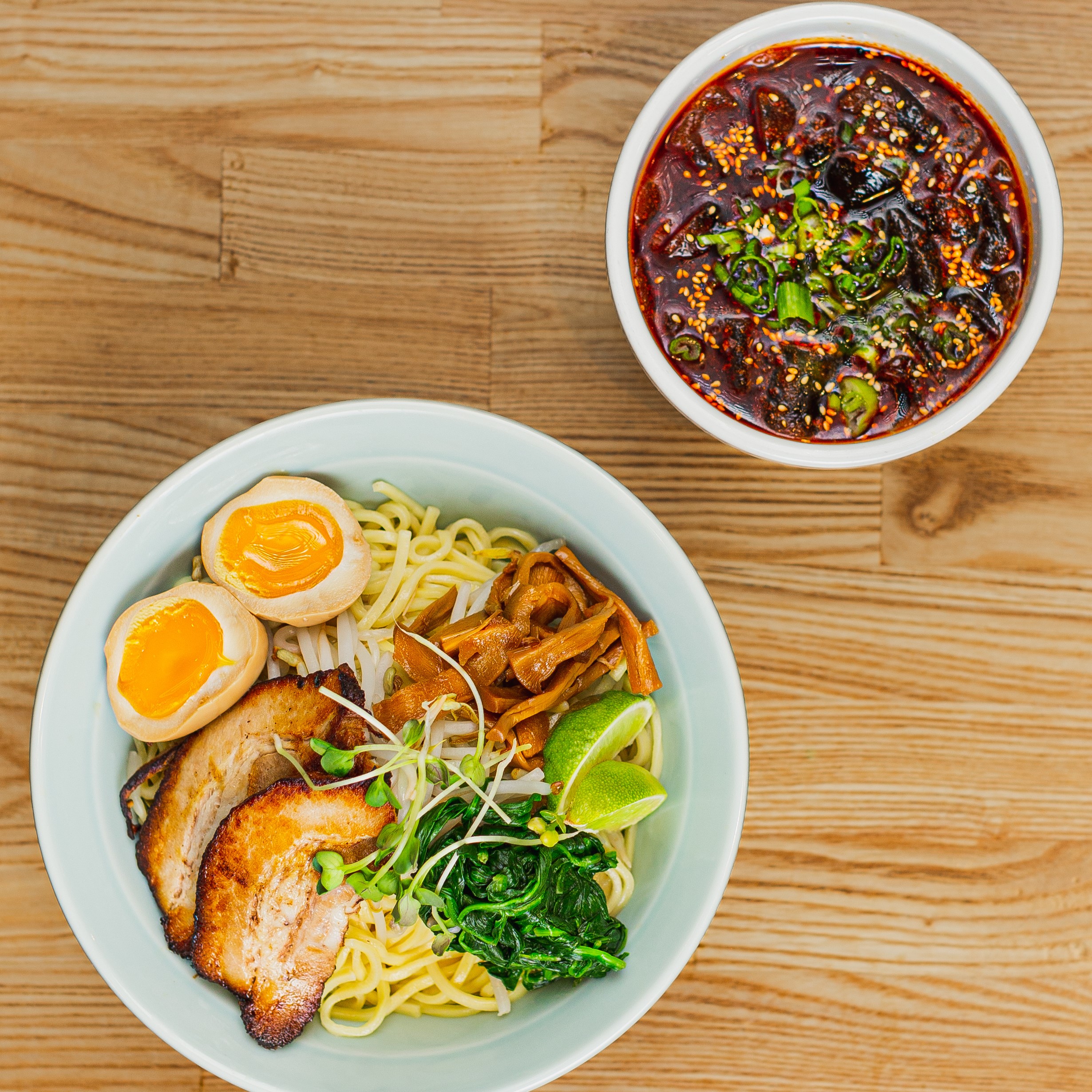 Order Spicy Cold Dipping Noodle food online from Hironori Craft Ramen store, Irvine on bringmethat.com