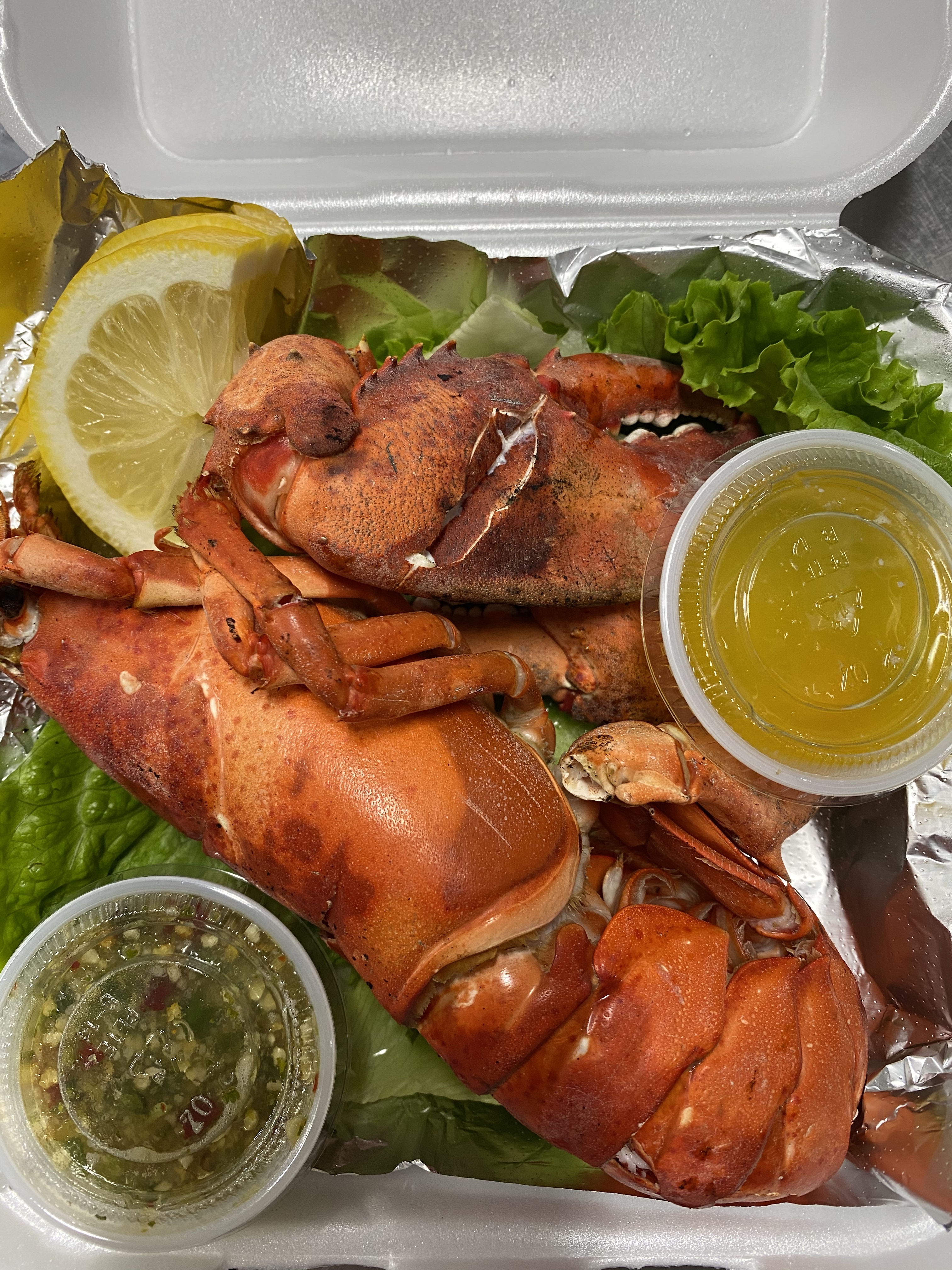 Order Grilled Lobster food online from Cajun Seafood House store, Los Angeles on bringmethat.com