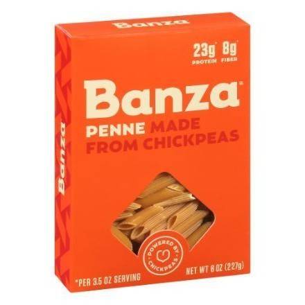 Order Banza Chickpea Penne Pasta (8 oz) food online from Goodees Cravings store, Marietta on bringmethat.com