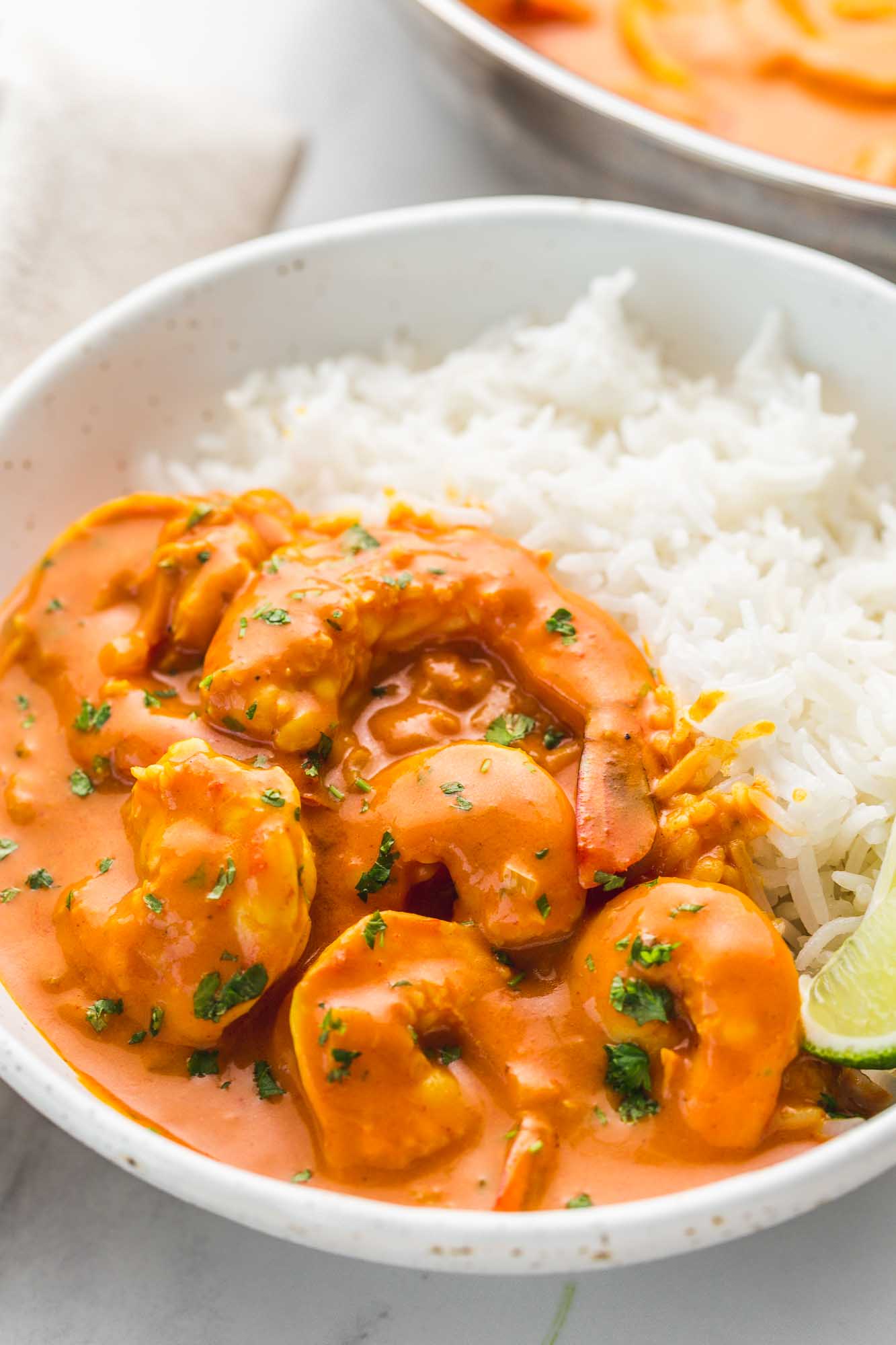 Order Shrimp Curry food online from Mango Indian Cuisine store, Bellmore on bringmethat.com