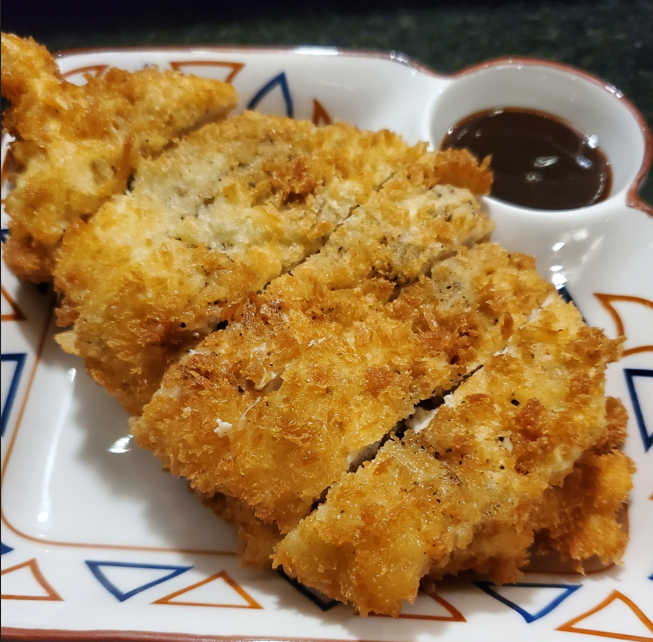 Order Tori Katsu ( Breaded chicken) food online from Iron Fish Sushi & Grill store, Pflugerville on bringmethat.com