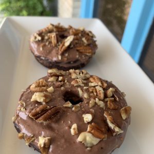 Order KETO Double Chocolate Pecan Donut food online from Health Prep Meals store, Weslaco on bringmethat.com