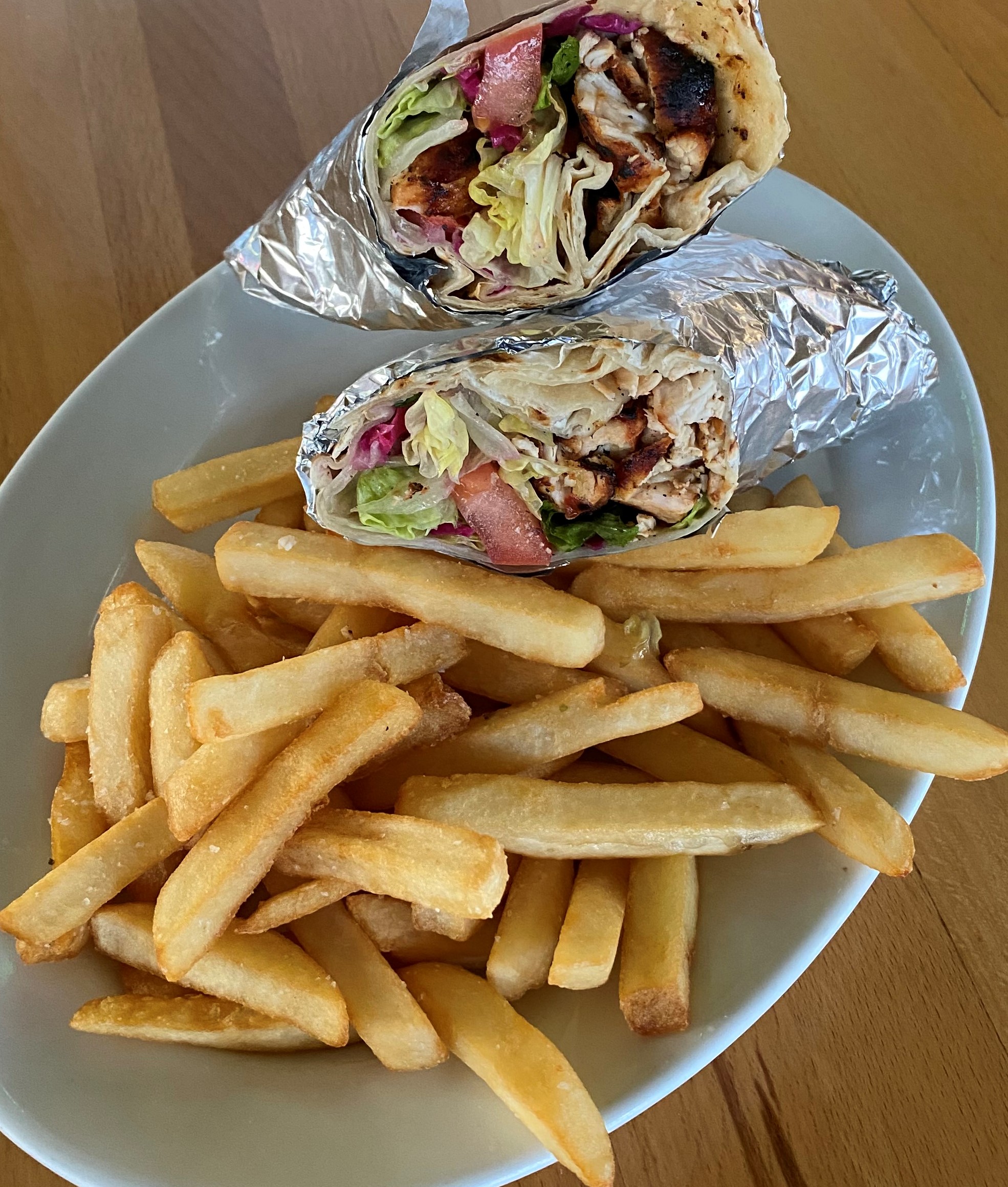 Order Chicken Shish Wrap food online from Zara Cafe Grill store, Staten Island on bringmethat.com
