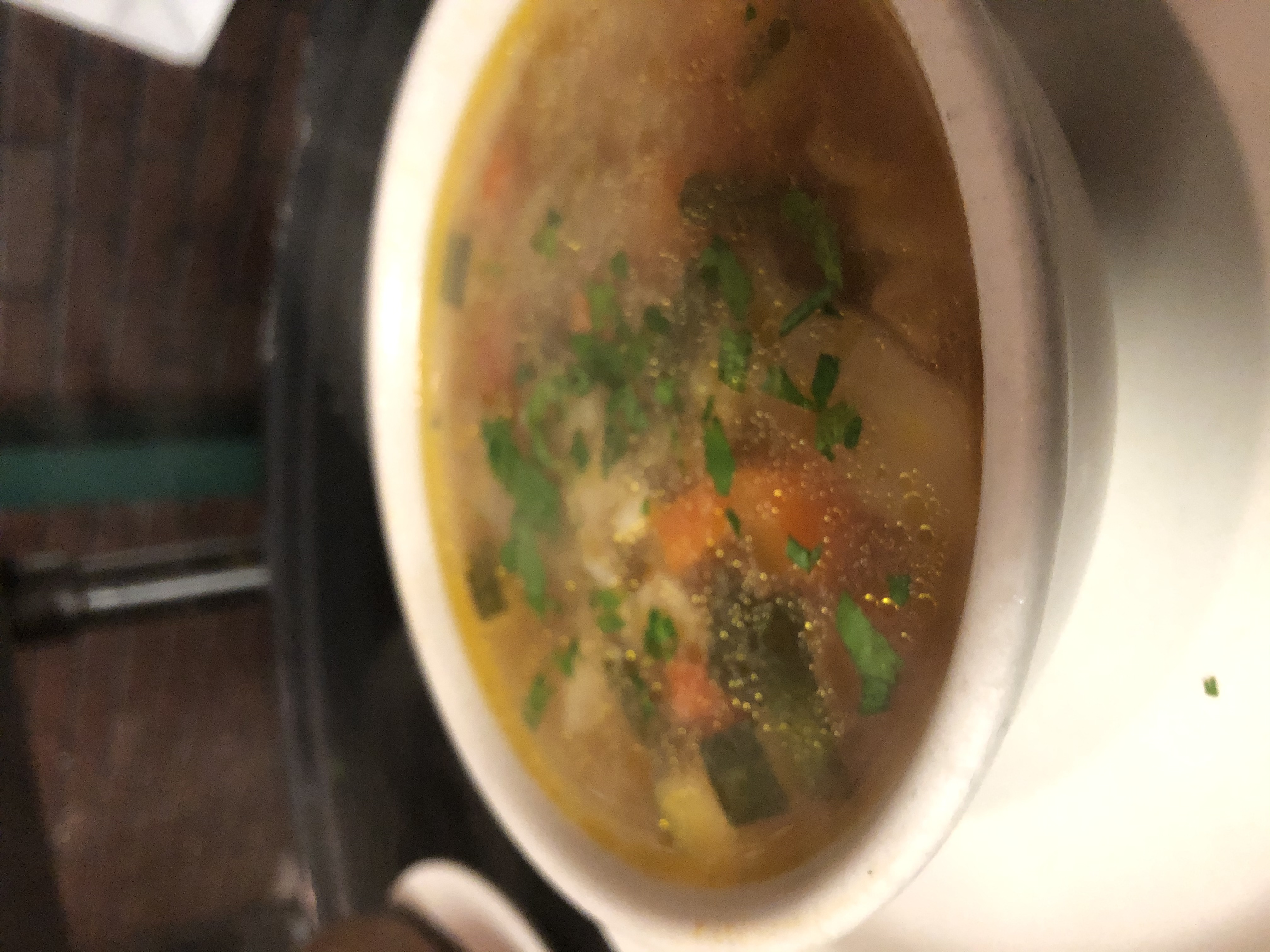 Order Minestrone Soup food online from La Sicilia store, Belleville on bringmethat.com