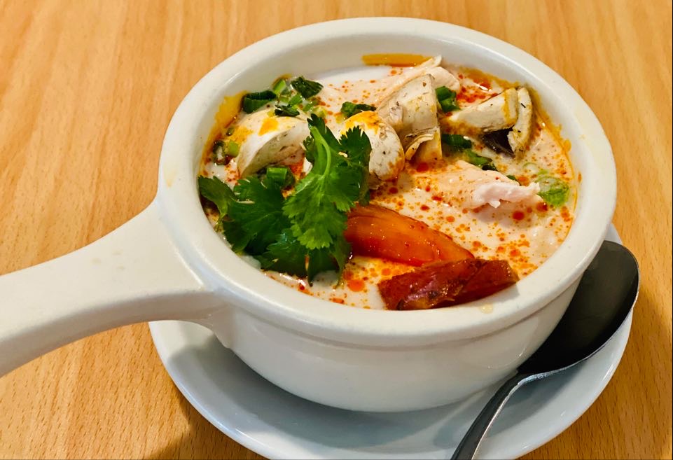 Order Tom Kha Gai Soup food online from Thai Time store, Worcester on bringmethat.com