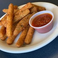 Order Mozzarella Sticks - 6 Pieces food online from Dominic Pizza store, Voorhees Township on bringmethat.com