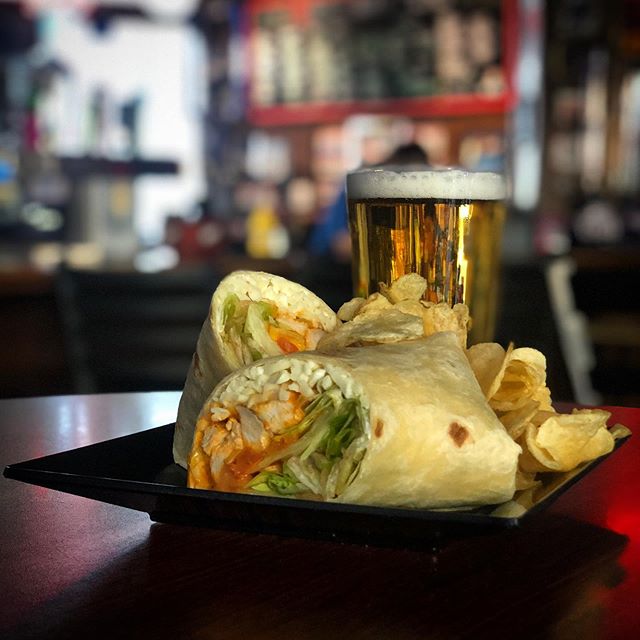 Order Buffalo Chicken Wrap food online from R Bar Arena store, Columbus on bringmethat.com