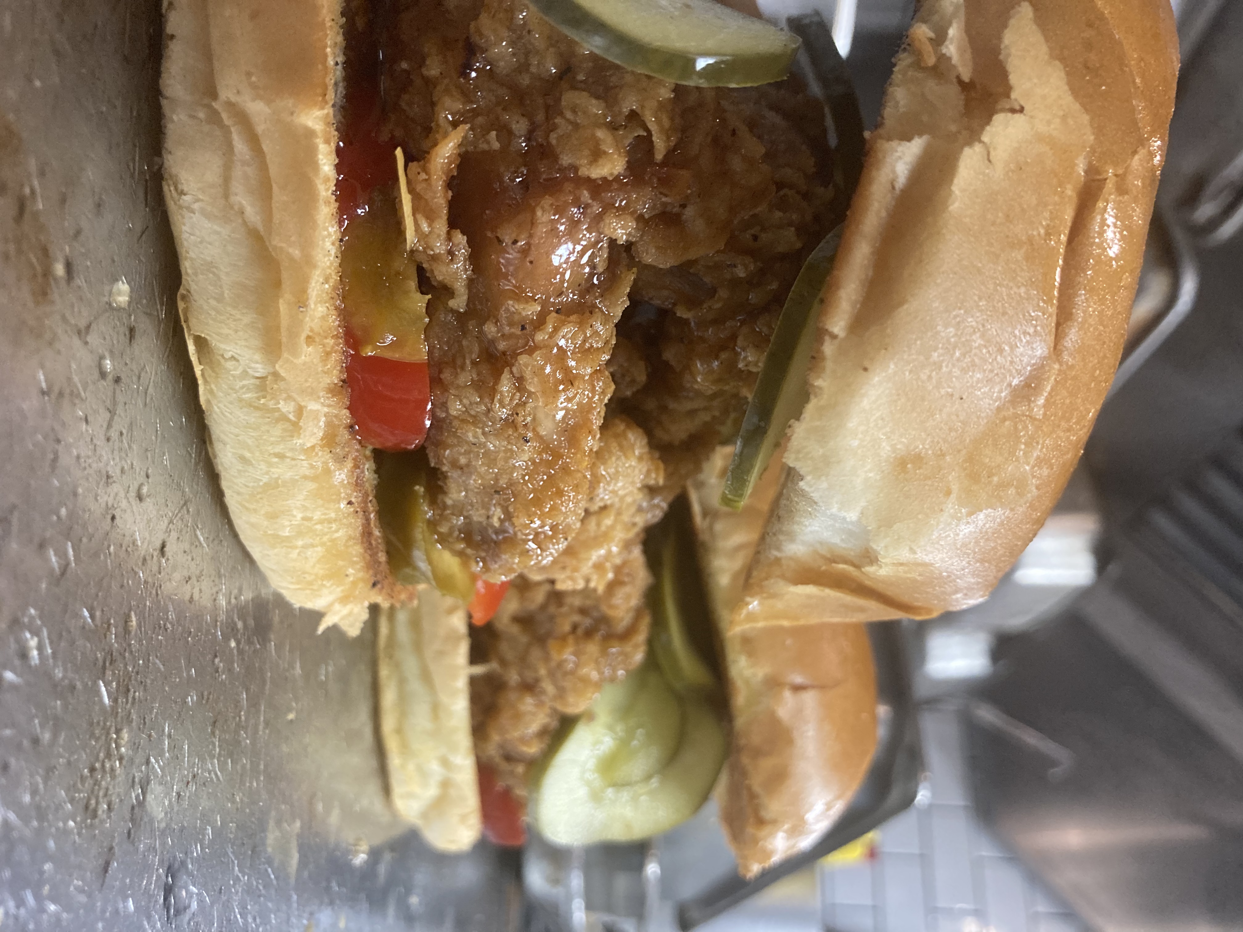 Order Barbecue Chicken sandwich food online from Brooklyn Beef N' Cheese store, New York on bringmethat.com