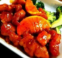 Order L- Tangerine Chicken food online from Royal Stix Restaurant store, Fayetteville on bringmethat.com